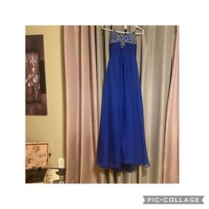 Stunning Royal Blue Anastasia Gown